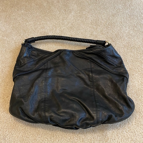 Banana republic Italian leather black purse like new handbag bag - Picture 2 of 16